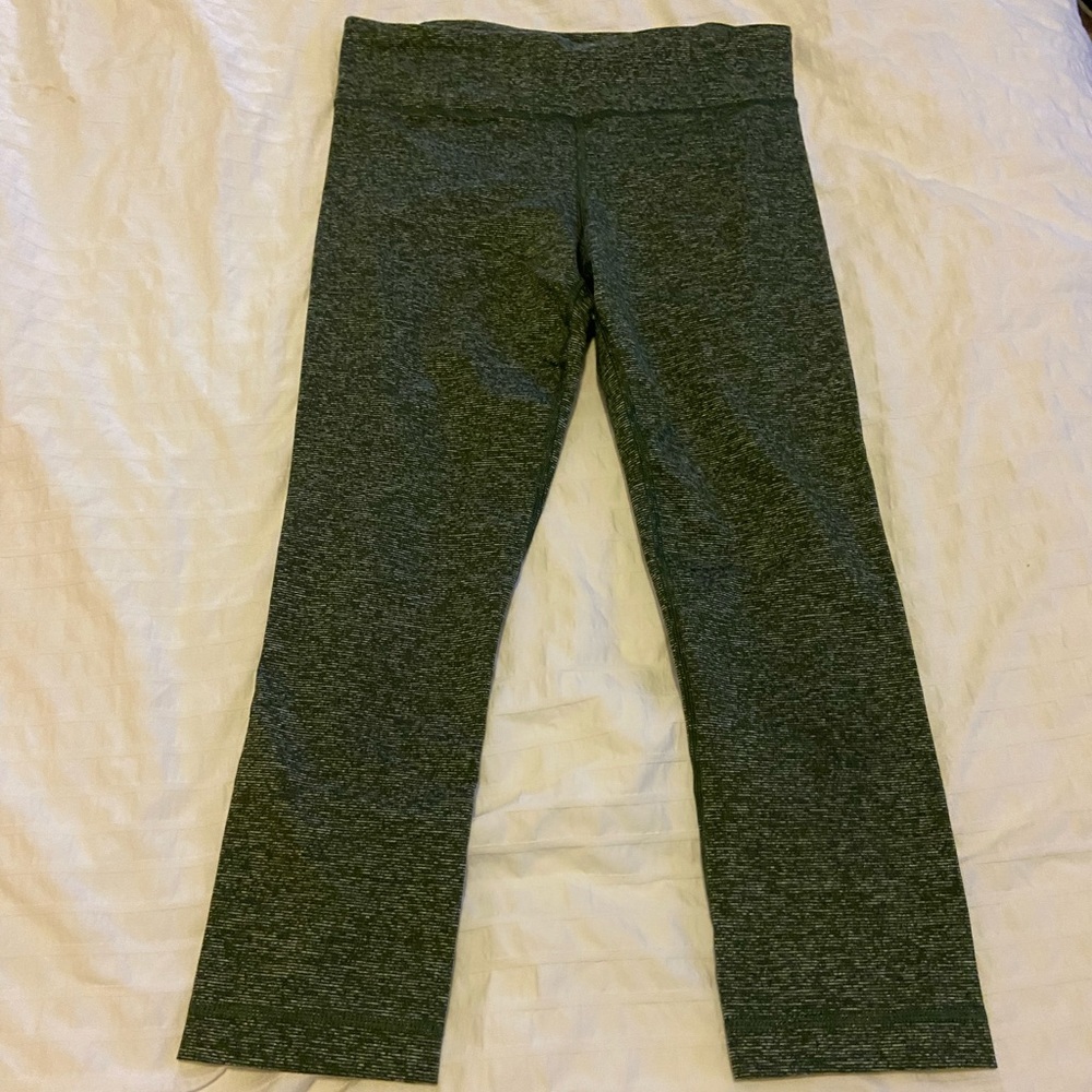 Green under armour leggings